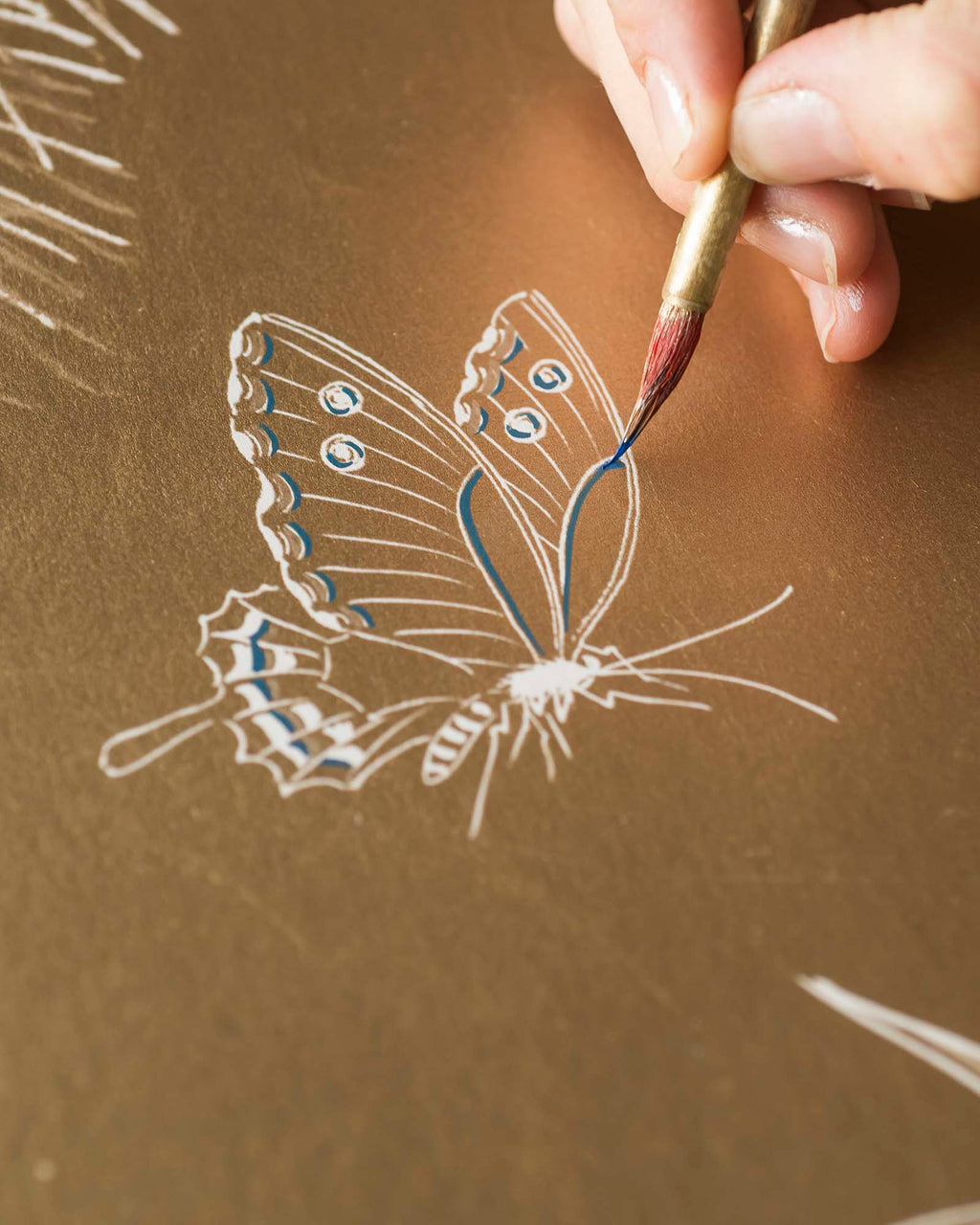 Why Every Fromental Wallcovering Begins as a Hand-Painted Original