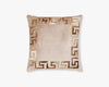 Taupe Cushion - Greek Key Large