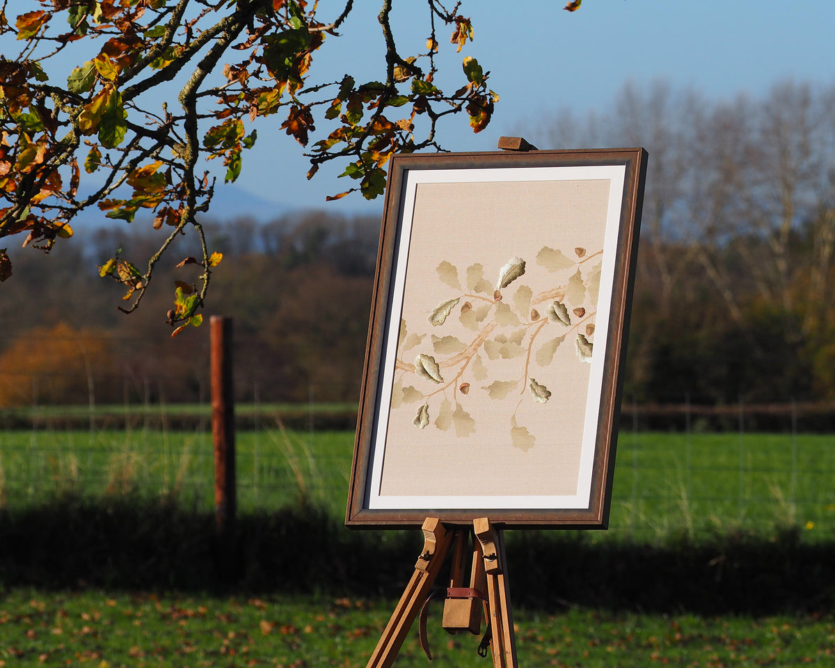 Oak Arkwork Bur Artwork - Oak Leaf