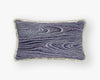Blue Cushion - Woodgrain Small