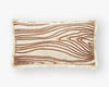 Cream Cushion - Woodgrain Small