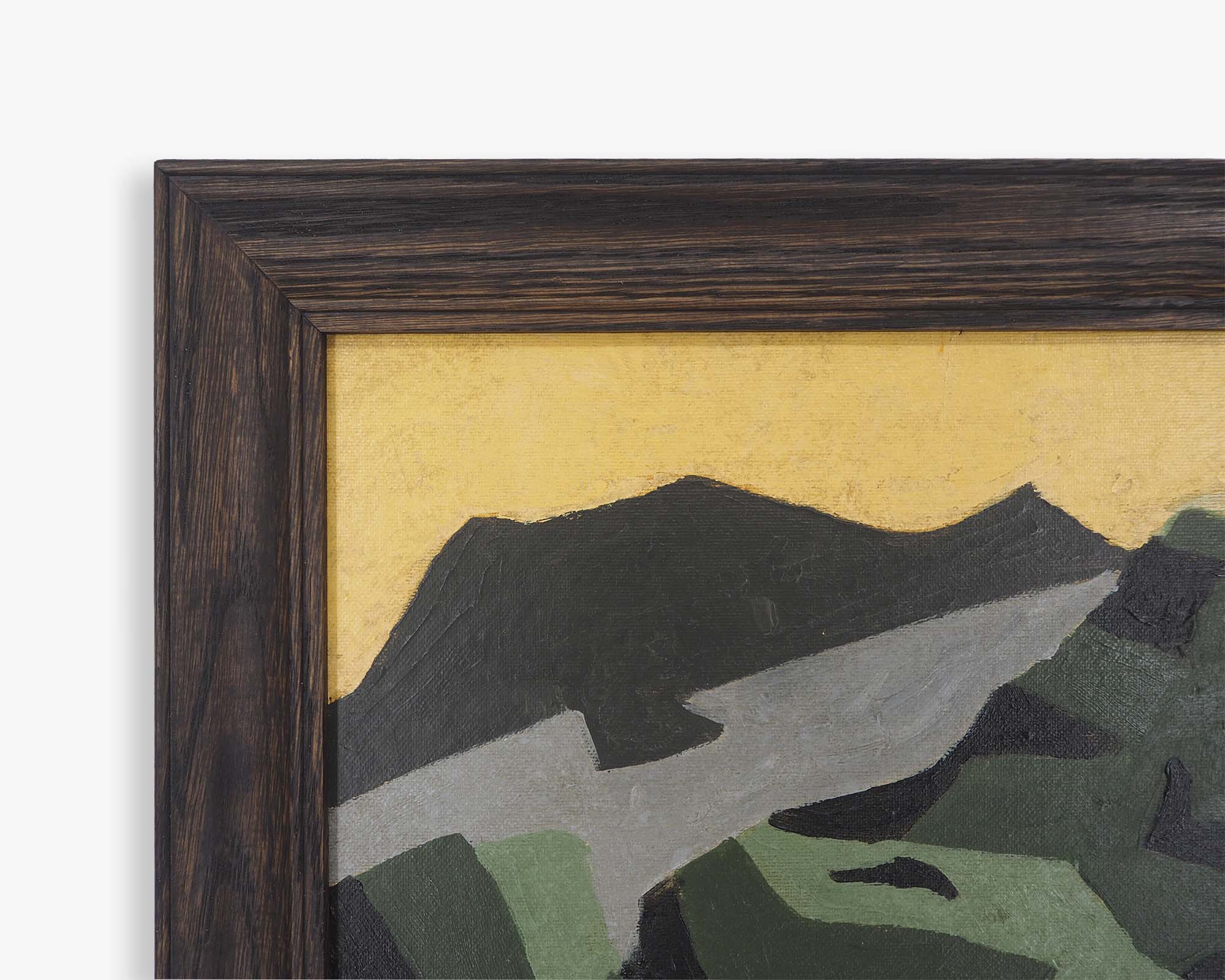 Ochre Sky Artwork - Welsh Landscape