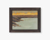 Sunset Over Sea Artwork - Welsh Landscape